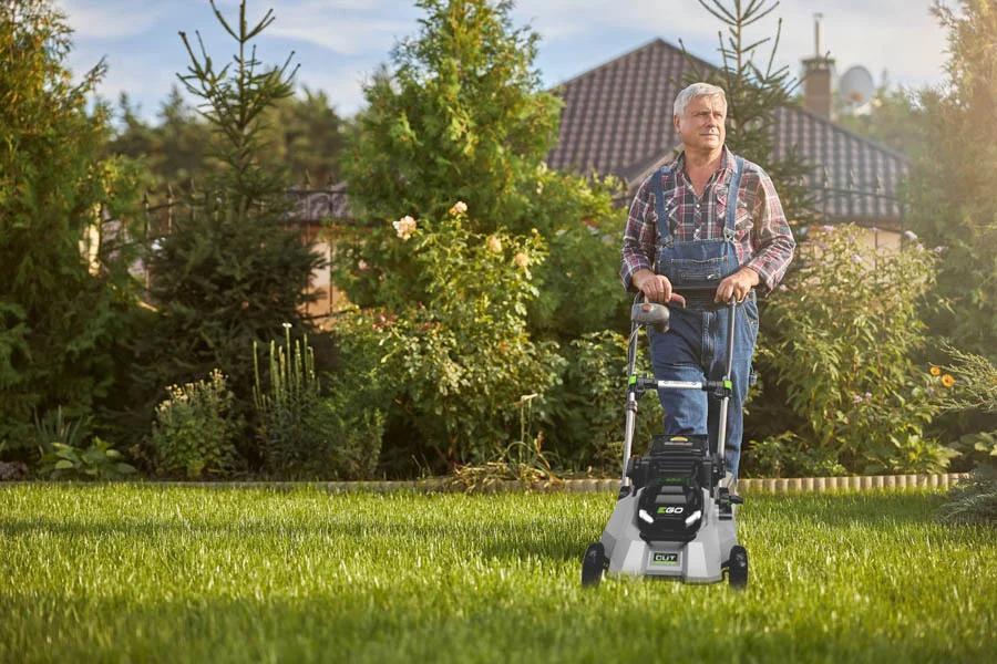 compact push mower