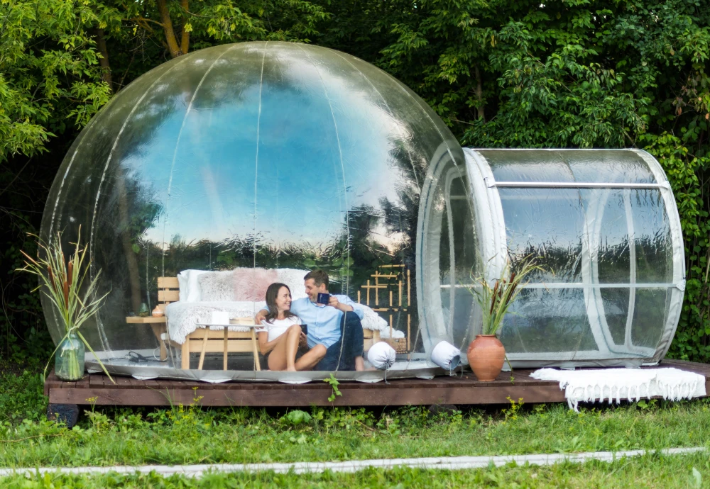 diy inflatable bubble tent